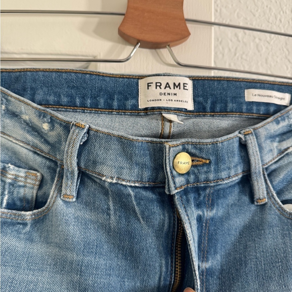 Frame Le Nouveau Straight Cropped Jeans - Picture 5 of 7